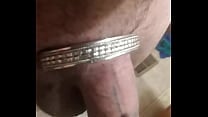 Blinged out ball cock ring