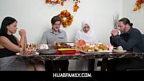 HijabFamily Teen Girlfriend In Hijab On Thanksgiving Day Nadia White