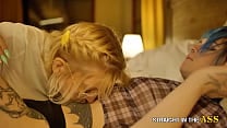 Straight in the Ass Two Tattooed Emo Girls Are NAiled in the Ass Anal by big Cock Straight in the Ass Two Tattooed Emo Girls Are NAiled in the Ass Anal by big Cock