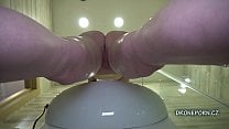 Beautiful Ledy Nec in the bathroom Upskirt Hidden cam
