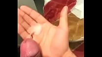 Creamy Cumshot On My Hand Mano Llena de Leche Cremosa