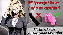 Mi novio lleva a ntilde os en castidad Usamos consolador su polla no hace falta Relato er oacute tico
