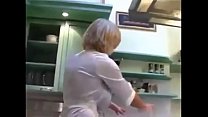 Blonde norsk mature in lingerie with big natura Blonde norsk mature in lingerie with big natura