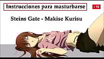 JOI hentai en espa ntilde ol con Kurisu de Steins Gate un experimento especial