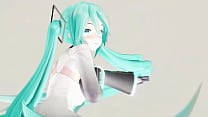 Hatsune Miku Undress Dance Hentai Vocaloid Mmd 3D Clear Blue Hair CLIP