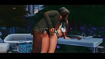 Sorority Slut Cucks Fraternity Boyfriend With Old Homeless Man And Threesome Sims 4