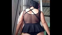 SHE IS THE BITCH OF THE HOUSE STEPSIST SEDUCES ME WITH A SEXY MASK AND AN ARABIC DANCE IN THE TOOPLES STYLE REAL HOMEMADE PORN OF HOT BRUNETTE