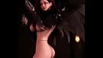 3D Girl Demon Dance