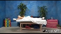 Massage sex cheerful ending