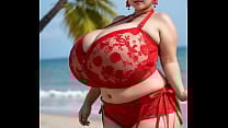 Busty Chinese BBW  AI Generated 