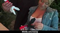 Sexy wild chick gets paid to fuck 7
