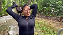 Me follo a DESCONOCIDO de GRANDE POLLA en Parque PUBLICO casi nos DESCUBREN  