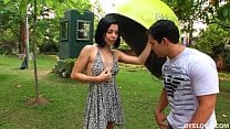 Sexy latin babe gets her tight ass ripped by a huge cock Sexy latin babe gets her tight ass ripped by a huge cock