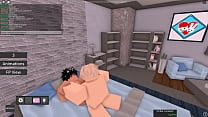 Sexy Black haired slender gets pounded and deepthroats a white cock