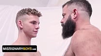 Missionary Boys   Fit Blonde Twink Jack Waters Cums On Bishop  039 s Ass After Hardcore Pounding