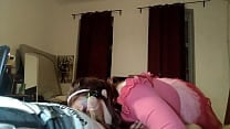 Massaging Stepdaddy  039 s ball while taking His cock deep in my throat HD
