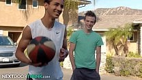 NextDoorTwink   Scott Finn Helps Young Black Teen With His Form