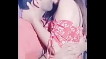 Indian sexy cute girl kissing her boyfriend and fucked
