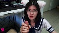 Cute chan with cat ears in a sexy suit was eager to satisfy her hunger with her senpai 039 s sperm Cute chan with cat ears in a sexy suit was eager to satisfy her hunger with her senpai 039 s sperm