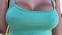 Italian Big Tits Milf Artemisia Love Hot Solo walking around Big Tits close up