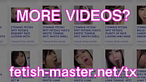 Japanese Asian Tongue Spit Face Nose Licking Sucking Kissing Handjob Fetish More at fetish master net