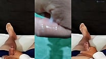 Fiquei excitado pensando na minha ex namorada e bati uma punheta ficando com a m atilde o toda gozada  minha esposa n atilde o pode saber disso  Watch On  Sheer RED 