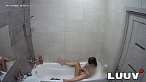 LUUV Masturbation and orgasm on home camera from Emily in the bathroom