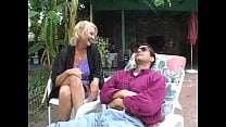 Well padded mature blonde lady Anastasia Sands makes clear if handsome fellow having rest in chaise longue is able to spare a while to help her bail out of the difficulties Well padded mature blonde lady Anastasia Sands makes clear if handsome fellow having rest in chaise longue is able to spare a while to help her bail out of the difficulties