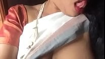 hot indian wife huge tits masturbating licking boobs in saree hot indian wife huge tits masturbating licking boobs in saree