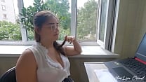 Sexy English Teacher Helps to Relieve Stress before an Exam MarLyn Chenel