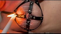 Waxing My Big Tits and Pierced Nipples in New Leather Bra Waxing My Big Tits and Pierced Nipples in New Leather Bra