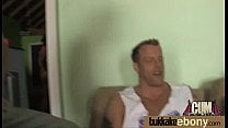 Ebony gets group cumshots 17