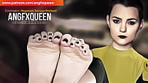NEGASONIC TEENAGE WARHEAD wrinkled soles toes