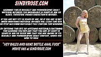 Hey bales and bottle anal fuck amp prolapse