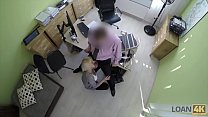 LOAN4K Agent bangs tight teen pussy then he approves girls loan