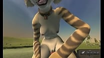 Playing quot Hunt and Snare quot and havind sex with furry woman