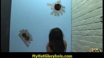 Gloryhole Blowjob Ebony sucking white dick 24