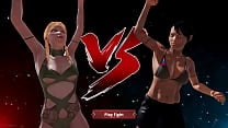 Judith vs Dela  Naked Fighter 3D 