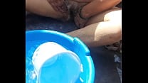 After Colors bhabhi is bathing outdoor