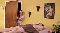 mean Cute teen dominant handjob