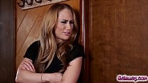 Carter Cruise does asshole inspection on Luna Star Carter Cruise does asshole inspection on Luna Star