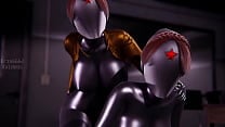 Twins Sex scene in Atomic Heart l 3d animation Twins Sex scene in Atomic Heart l 3d animation