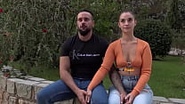 NEW COUPLE Hot Candy Fly and her boyfriend make both their porn and OUTDOOR debuts