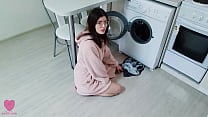 My girlfriend was NOT stuck in the washing machine and caught me when I wanted to fuck her pussy My girlfriend was NOT stuck in the washing machine and caught me when I wanted to fuck her pussy