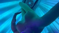 Masturbate and Big Tits play inside Solariu tanning bed Join Me in this Hot Hot Tube