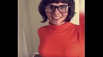 sexy Cosplay scoobydoo vilma puta con lentes sexy Cosplay scoobydoo vilma puta con lentes