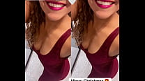 Merry Christmas brazilian housewife sexy ChristmasDay brunette beauty