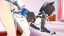 Cipher Steals Hot Cum and puts it in her Pussy Bank   Honkai Star Rail sex Cipher Steals Hot Cum and puts it in her Pussy Bank   Honkai Star Rail sex
