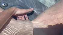 Artemisia Love pussy fingering session in the Jacuzzi POV