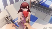 DVA blowjob and riding her overwatch 3D animation